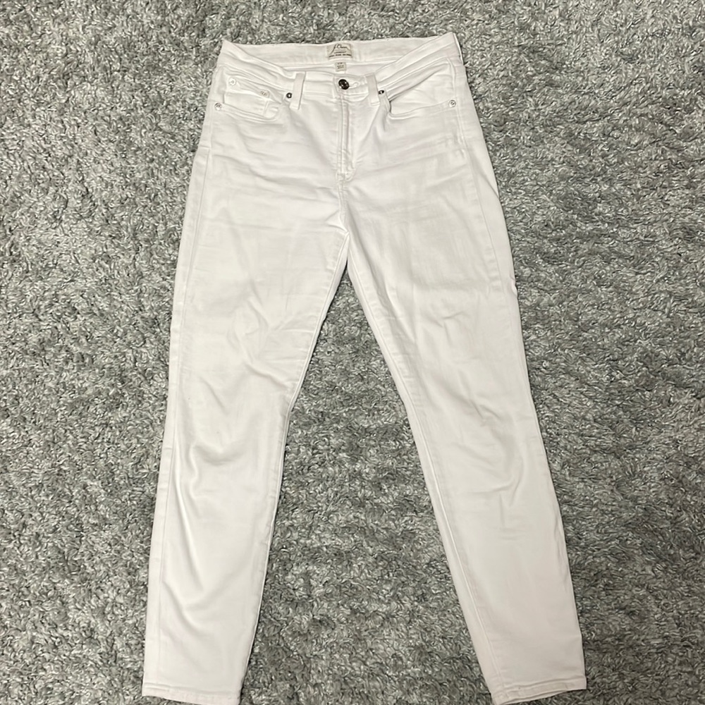 J Crew skinny white jeans
